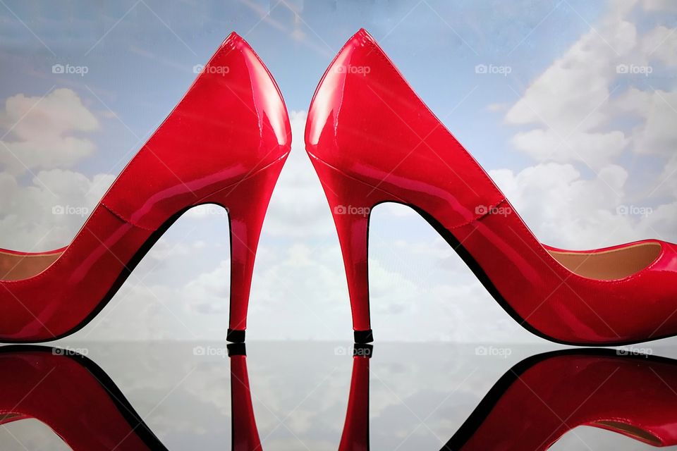 Red stiletto