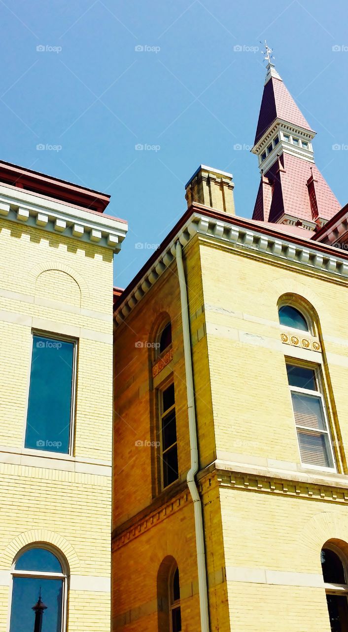 Architecture. Arched Windows & Brick