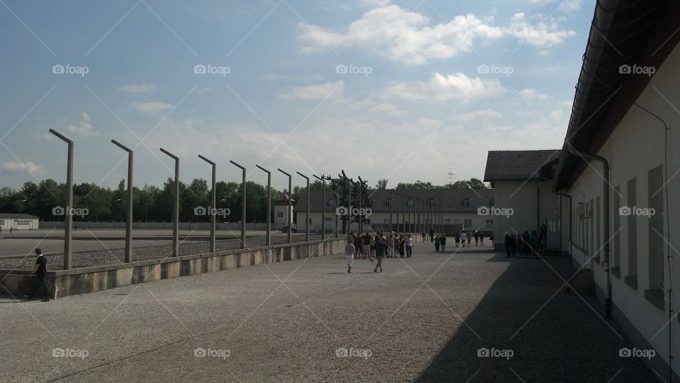 Fence, No Person, War, Museum, Architecture