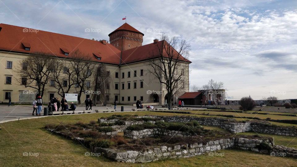 Wavel Royal Castle in Krakow, Poland