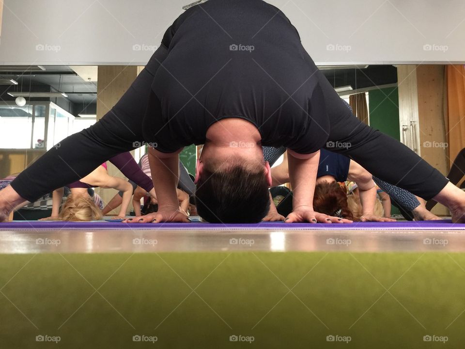Yoga class