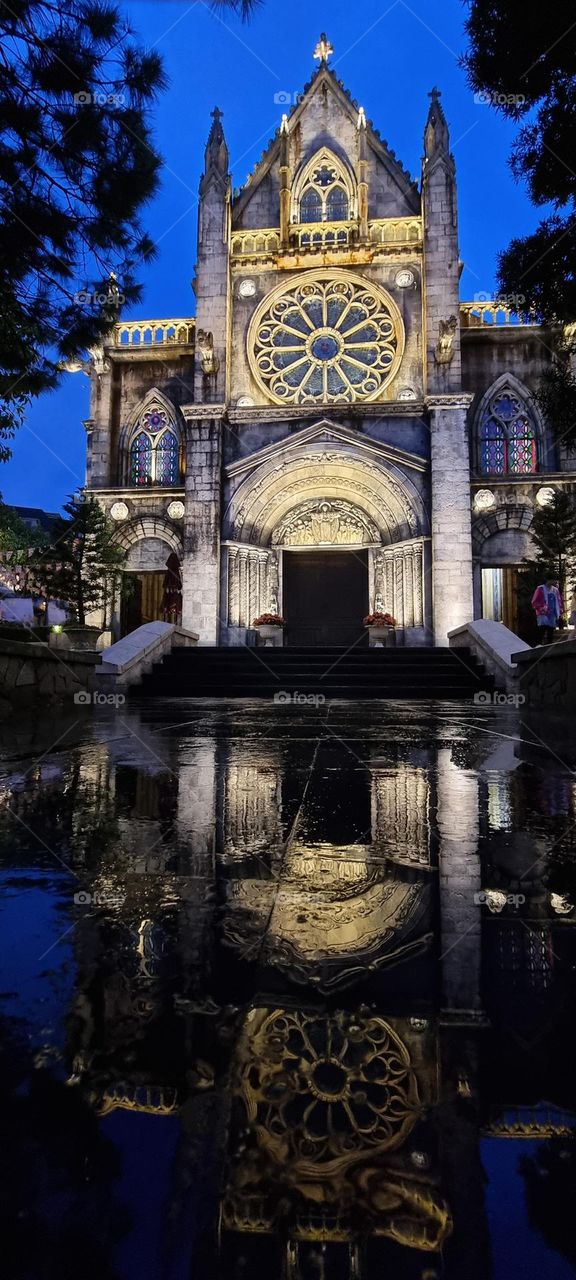 St Denis Cathedral, Bana Hills, Da Nang, Vietnam