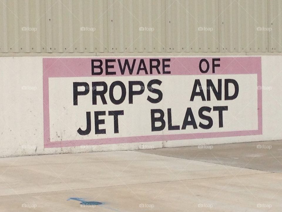 Vintage airfield signs