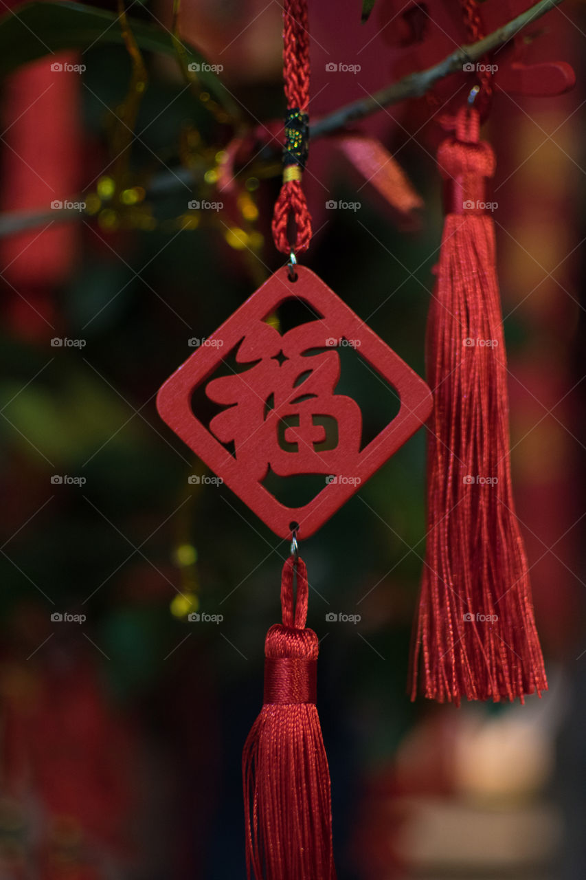Chinese talisman representing good fortune
