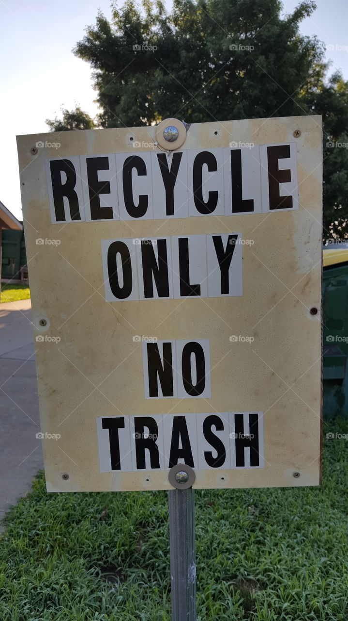 recycle sign