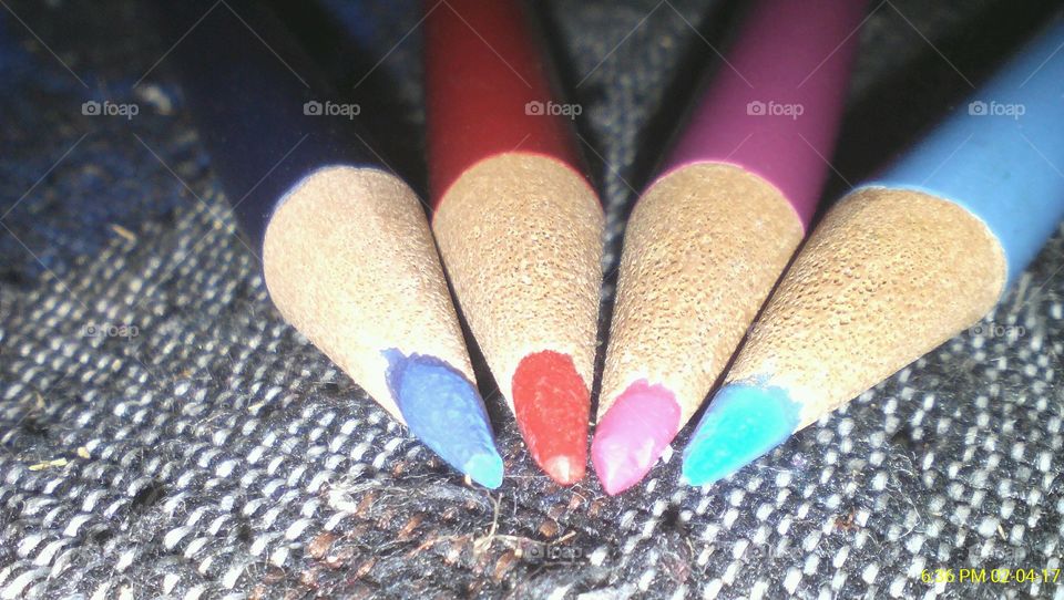 Colors, colourful pencil colours