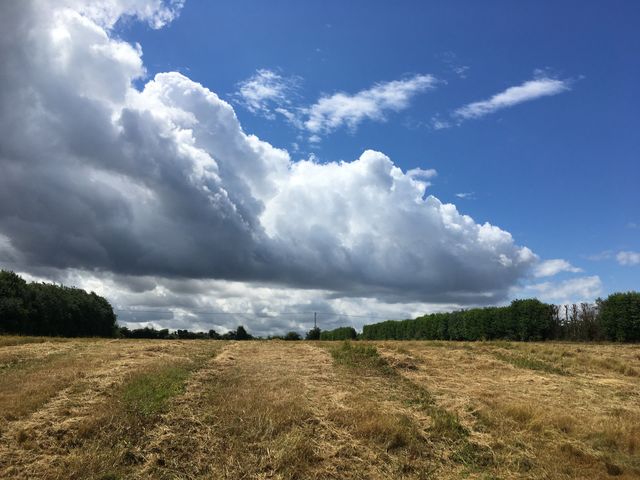 Sweeping dragon cloud over the English Countryside 