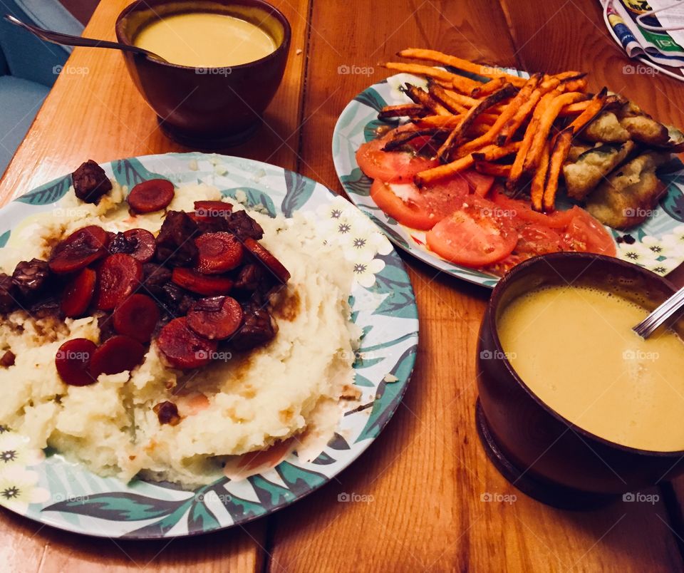 A Vegan Meal cooked by my fiancée 