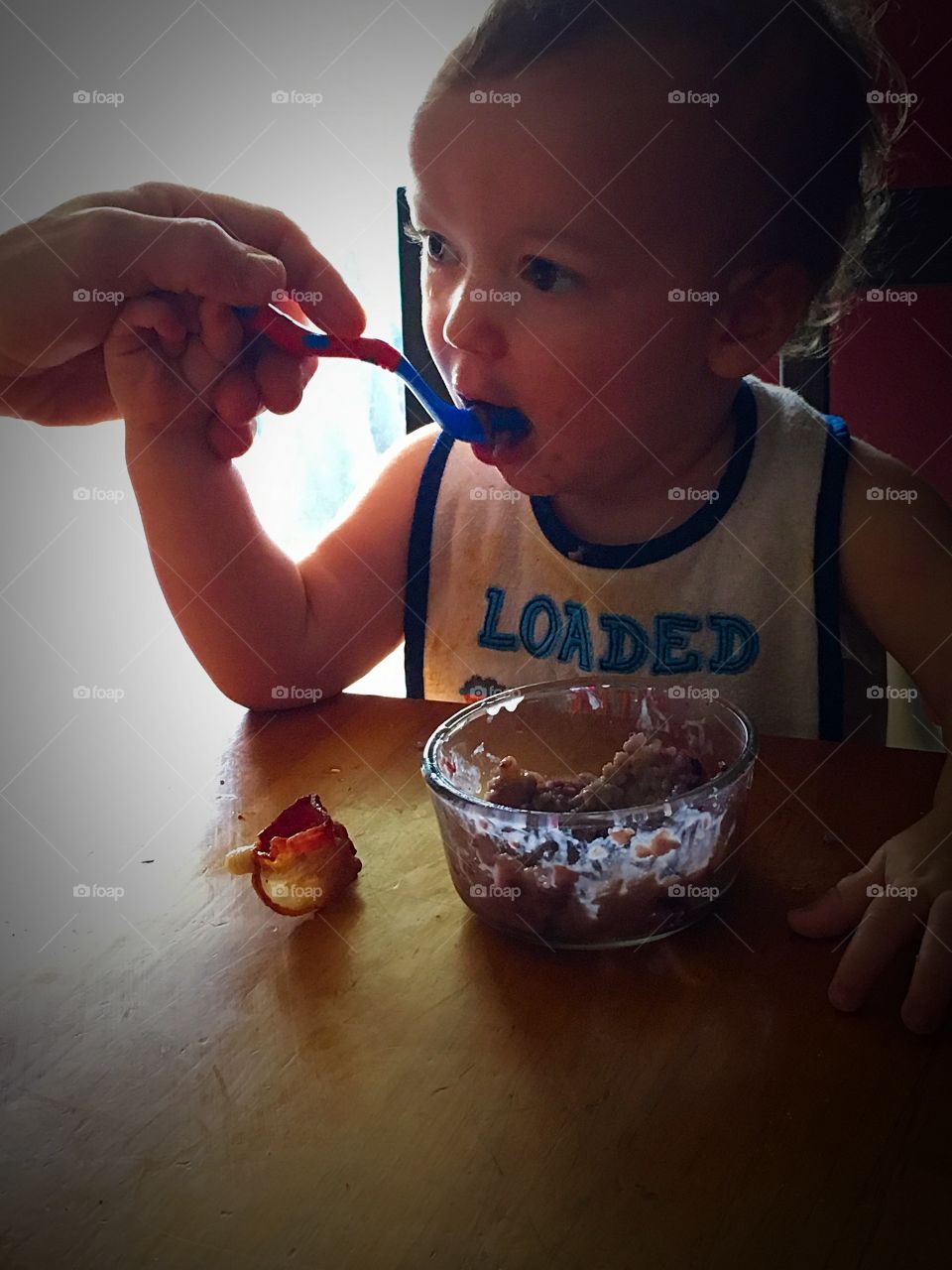 Learning to use a spoon