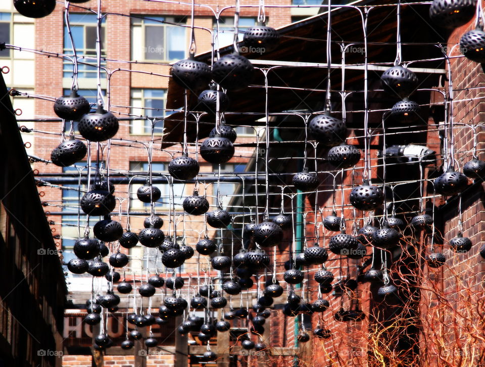 Toronto lentern hanging street