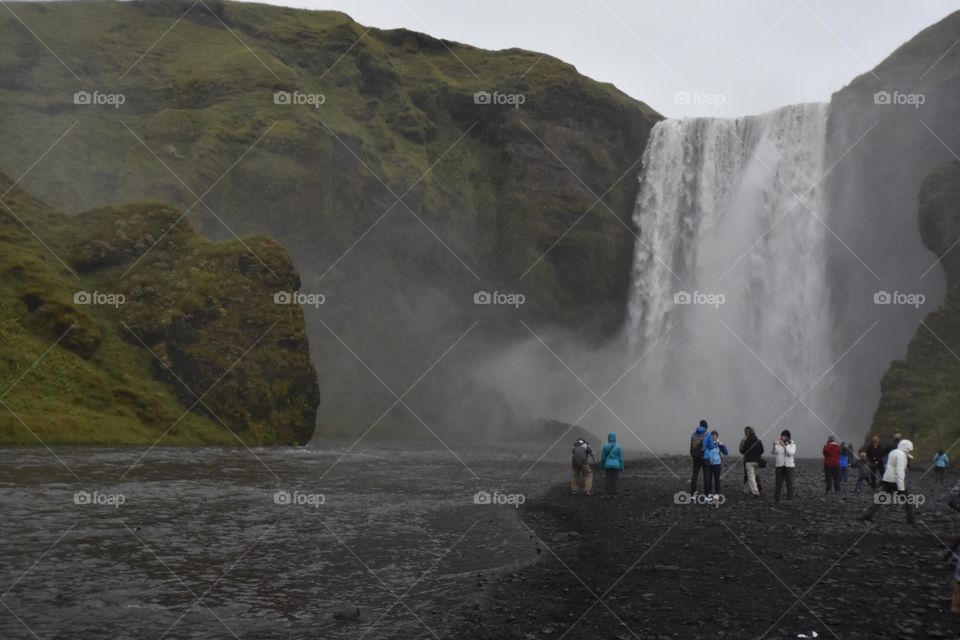 Water, Landscape, No Person, Travel, Waterfall