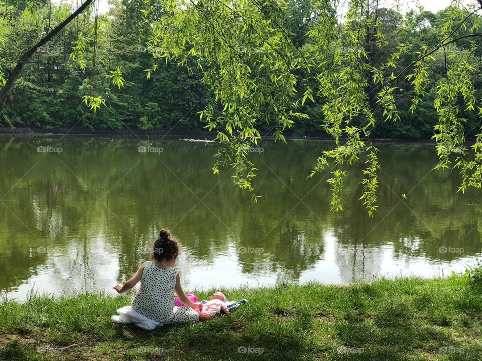 A Serenity, a little girl and doll