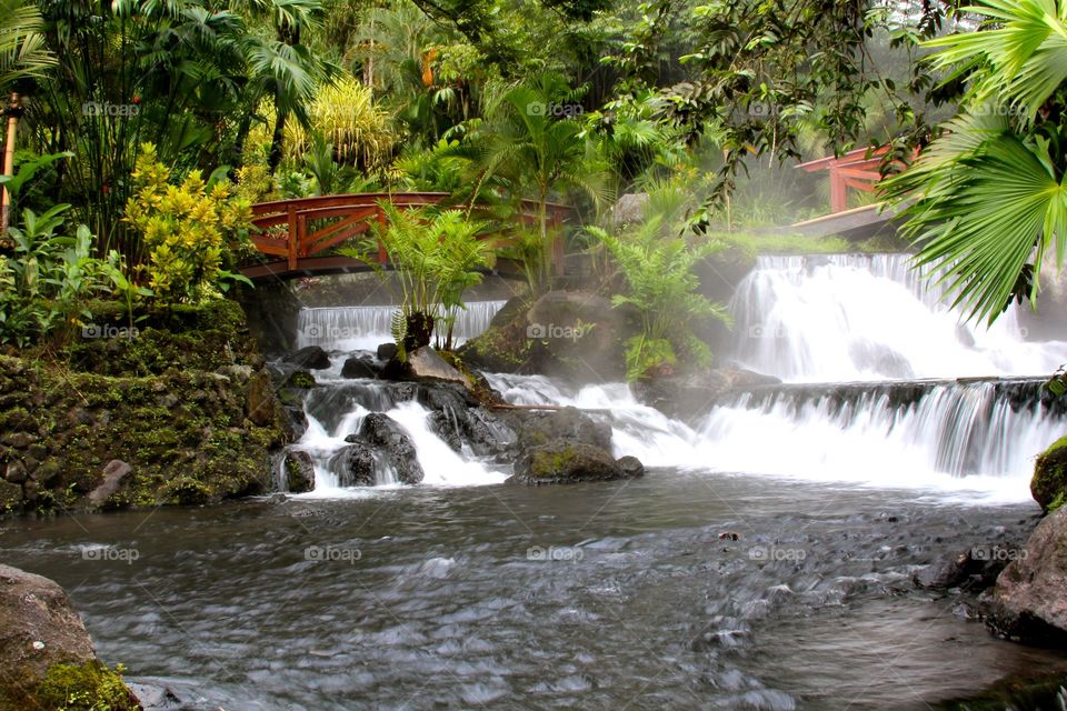 Natural hot springs, Costa Rica