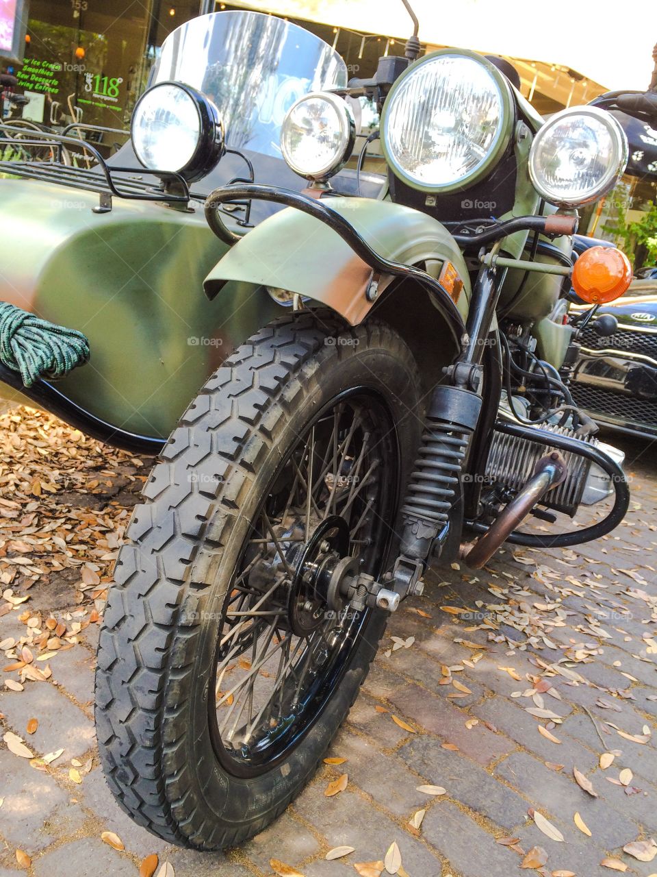 Vintage Side Car Ride . Hop in, put on your goggles, sit tight while I crank this puppy up.