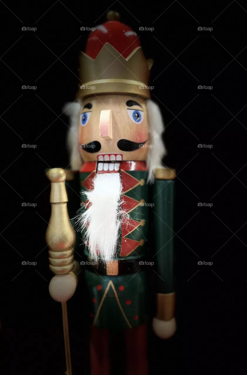 Wooden hazelnut soldier 