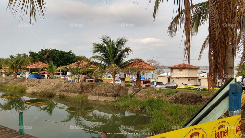 Paisagem, turismo, lago, pousadas...