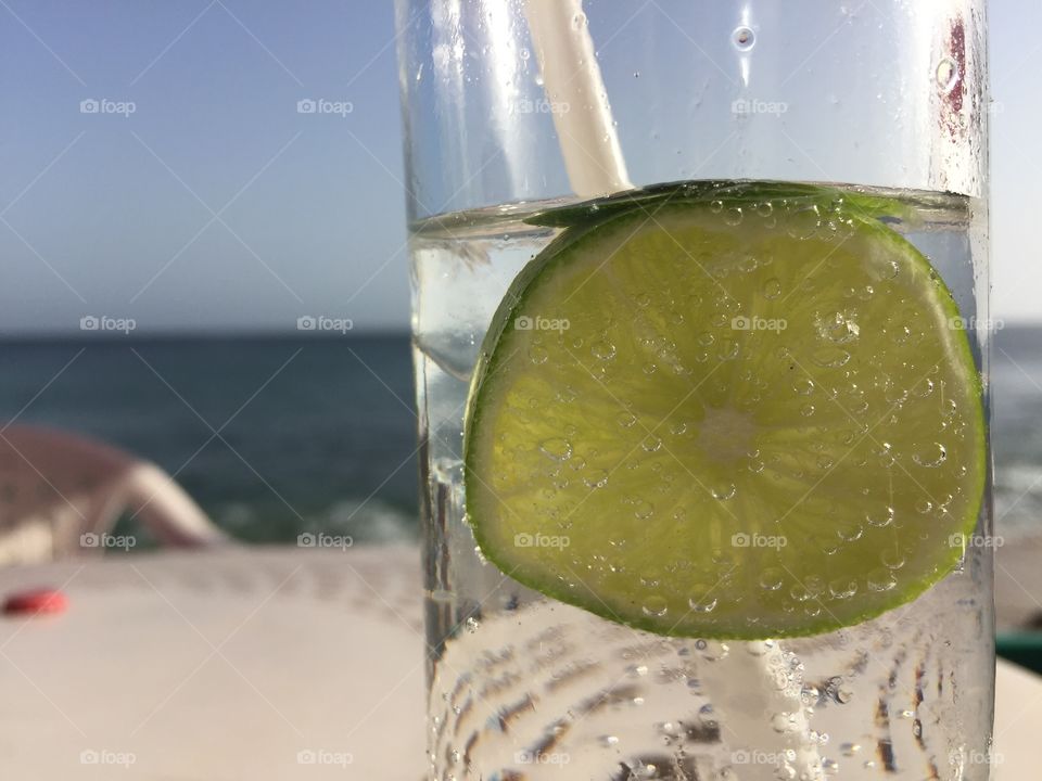 Water with lime