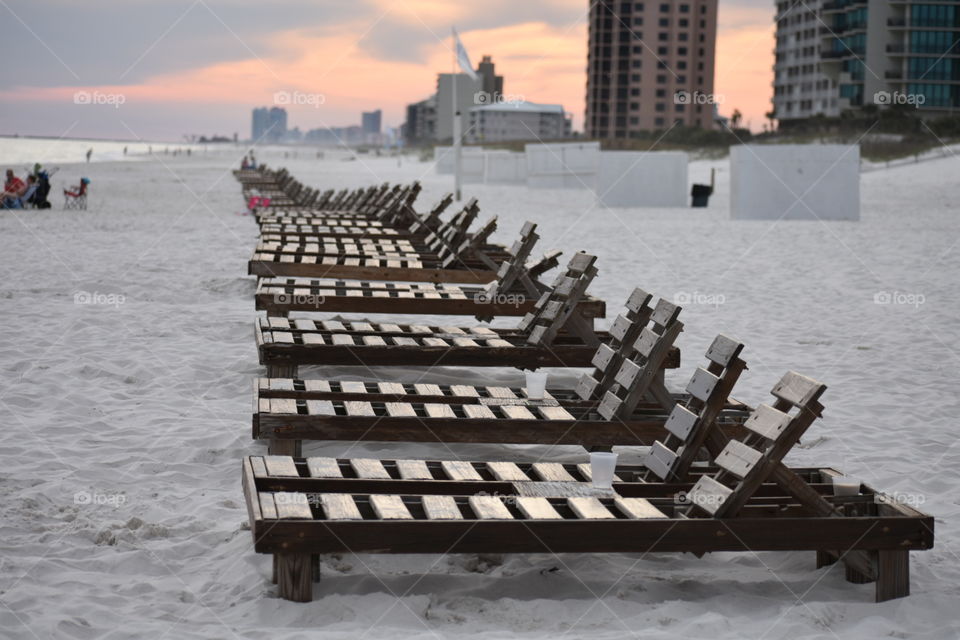 Beach chairs