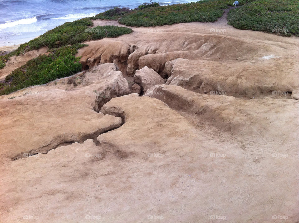 Seaside erosion