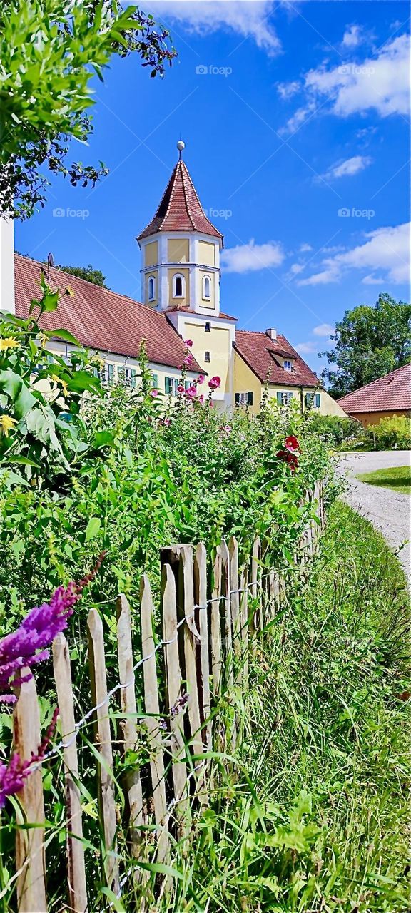 “Schloß Blumenthal”, “Castle Blumenthal” in the vicinity of “Aichach”, “Bavaria”, Germany is a castle built in 1850 then turned into a boutique hotel with clean beautifully furnished rooms and charming views. 2024. Hypnotic Productions