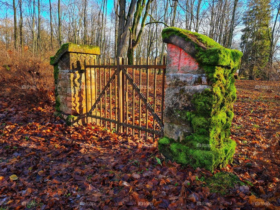 old gates, Iecava,Latvia
