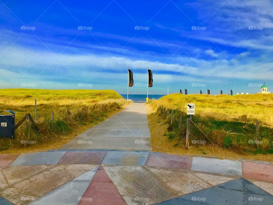 Noordwijk beach access