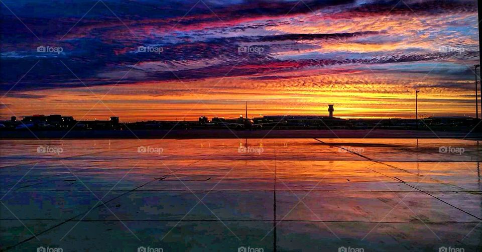 Toronto Pearson International Airport Sunrise