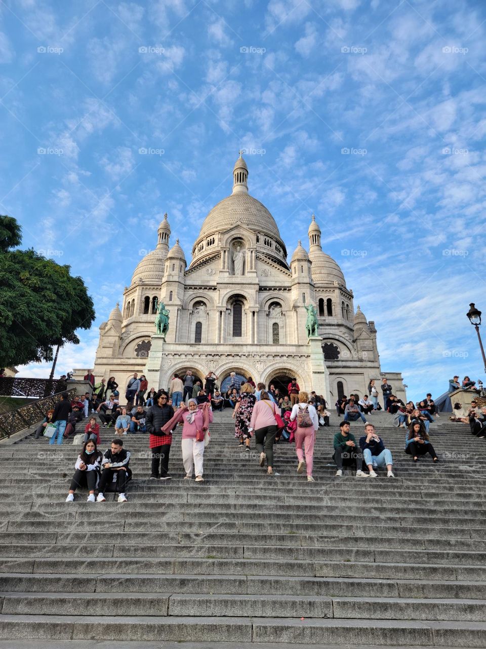 Le Sacré-Cour steps are no joke, magnificent site to see.