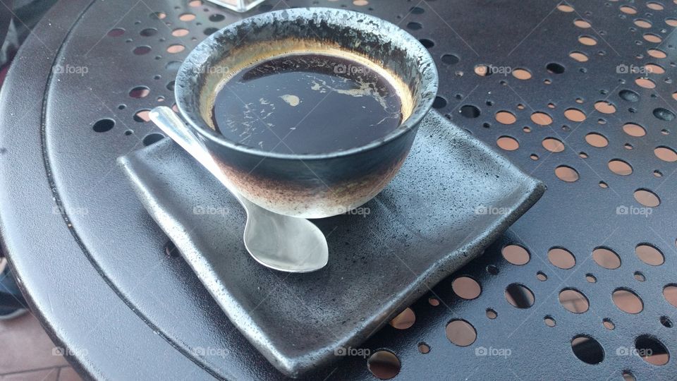 Red tea latte