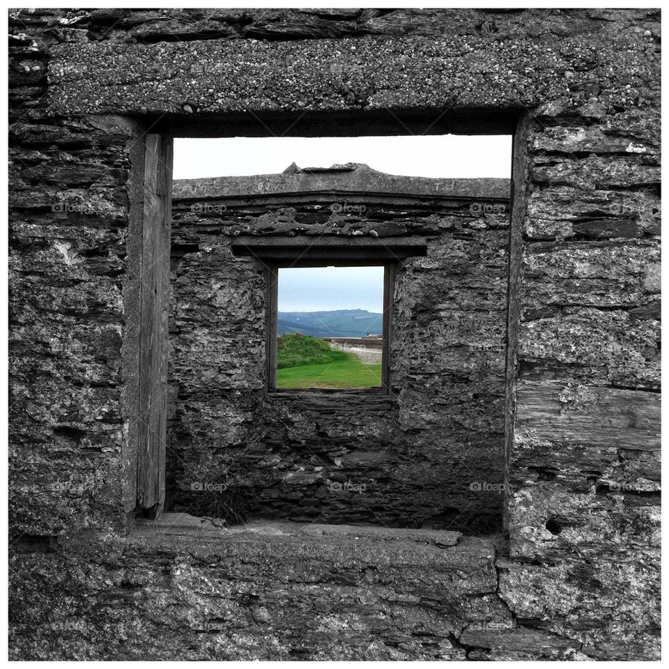 wall abstract window view by geebee