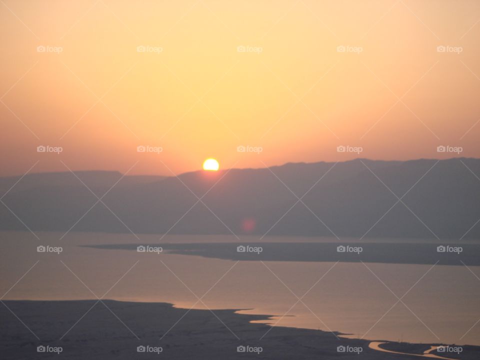 Masada sunset 