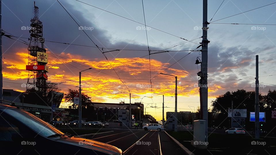 Piata Sudului  - Bucharest,  yesterday morning