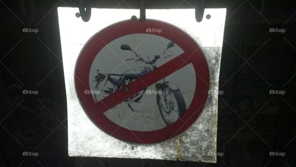 no bikes