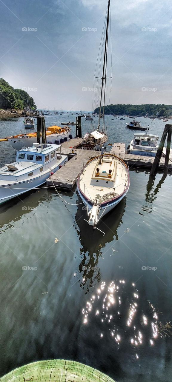 floating boats