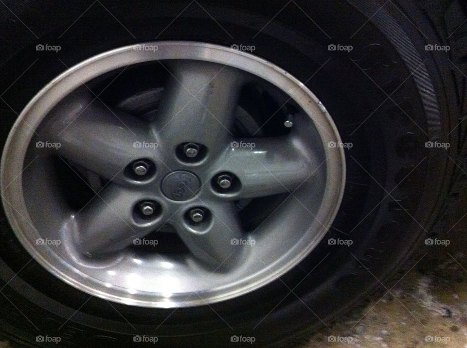 Grey wheel