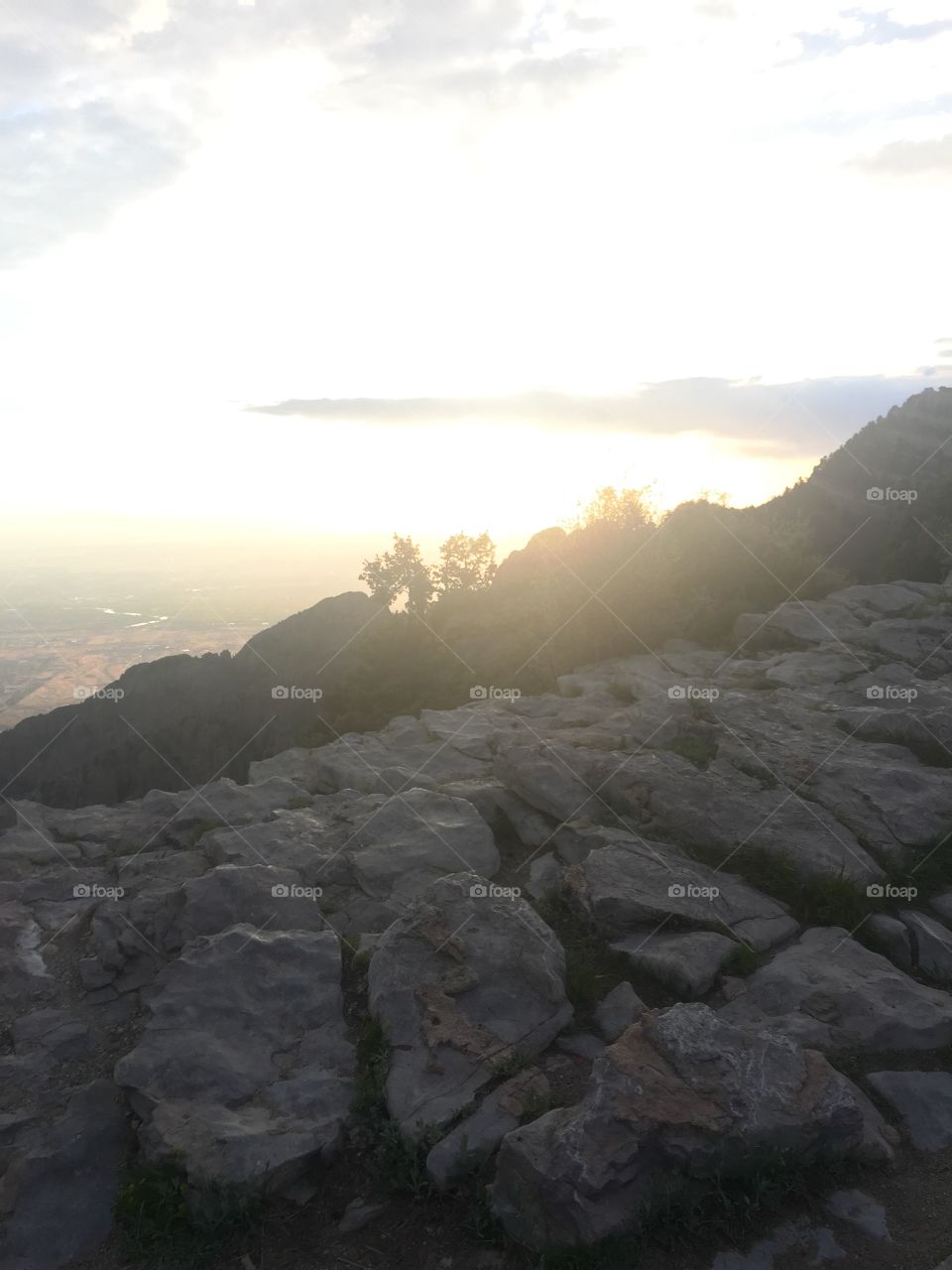 Landscape, No Person, Snow, Mountain, Sunset