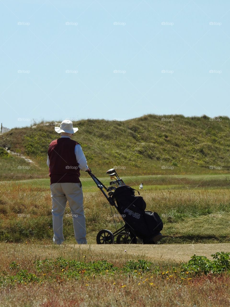 A great day at the golf course