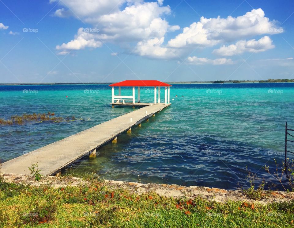 Bacalar, Mexico. Relaxation town on the east coast of Mexico, close to the Belize boarder.