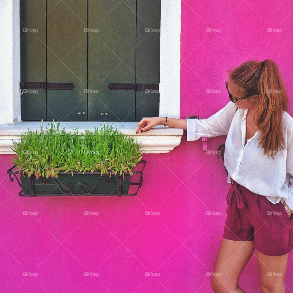 Pink window