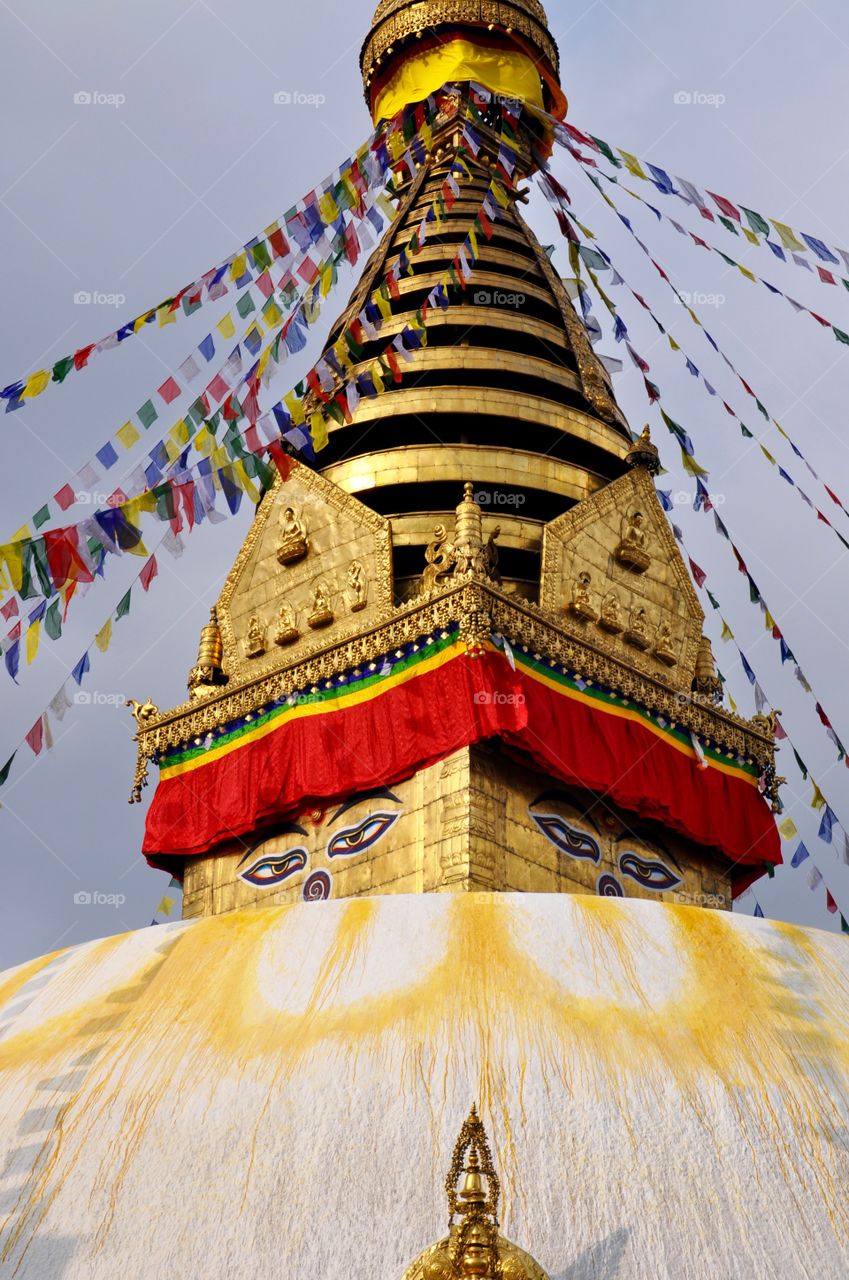 Buddhist stupa in Nepal 