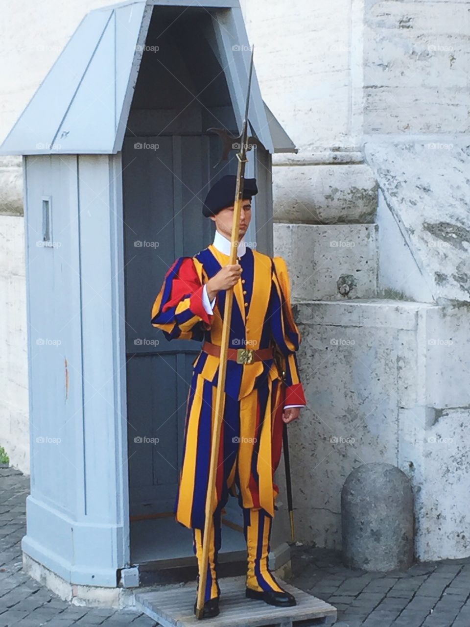 Guard outside the Vatican