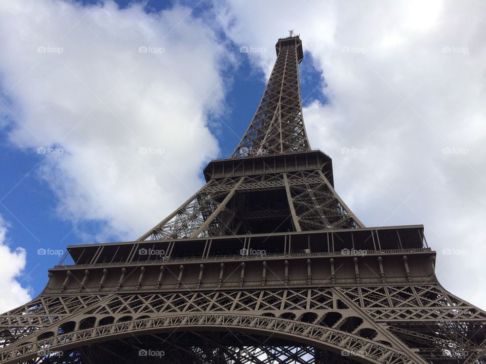 Eiffel Tower closeup