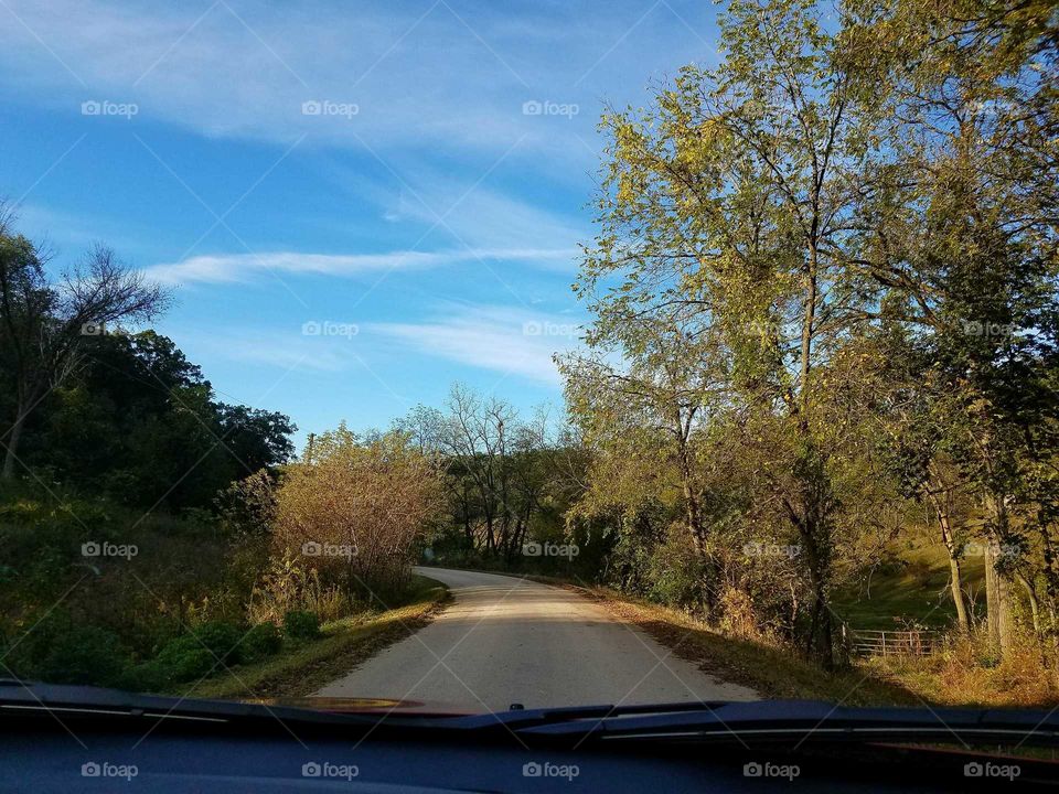 we love driving the back roads.  There's so much beauty, the sky and everything around us.