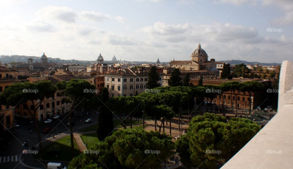 Rome skyline 