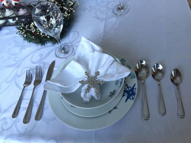 Christmas place setting