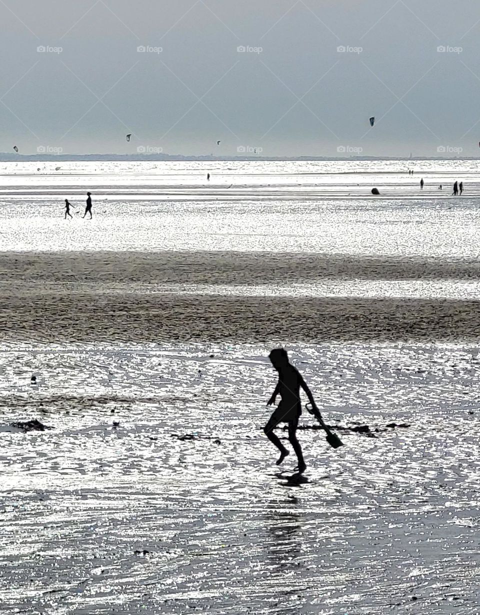 boy on the beach