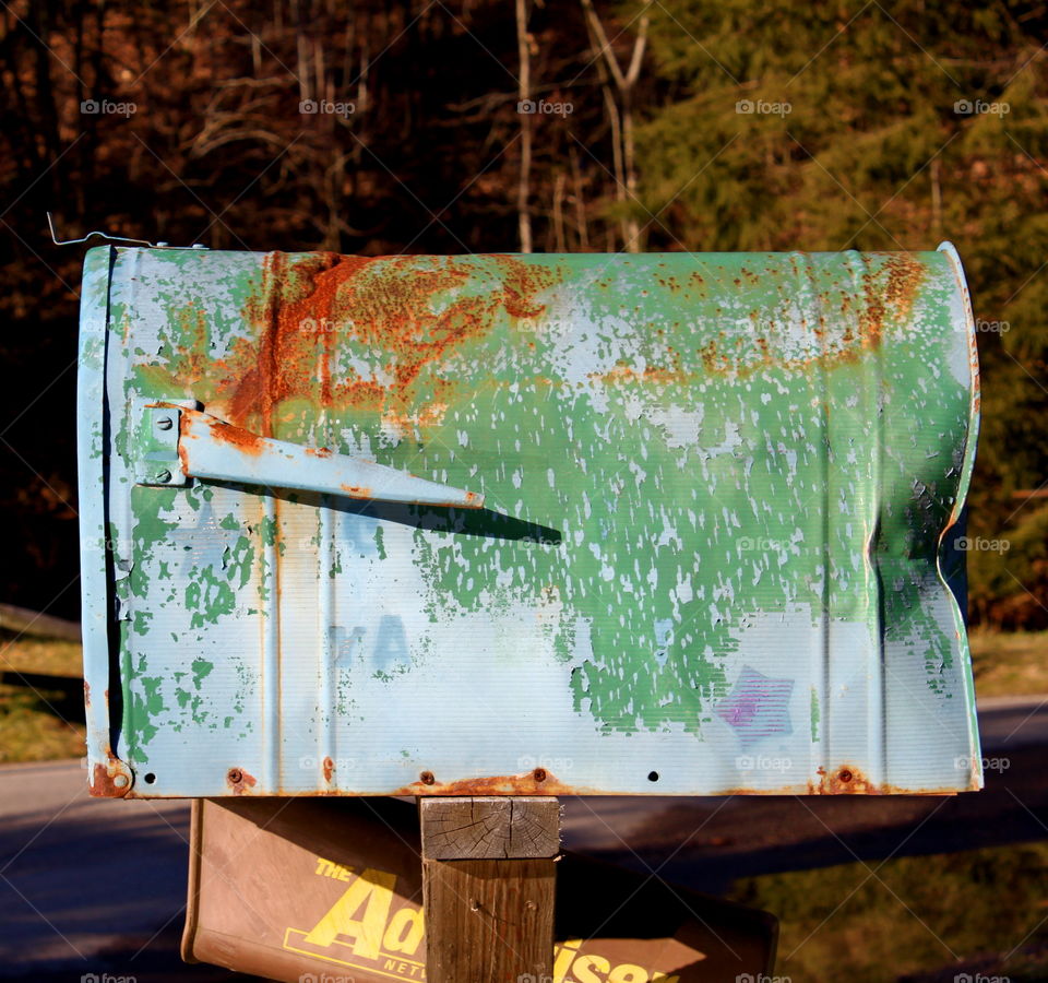 Rusting Rural Mailbox