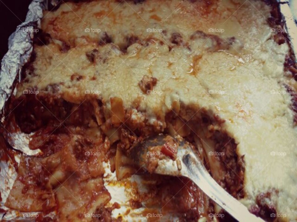 Home made lasagne- Baked
