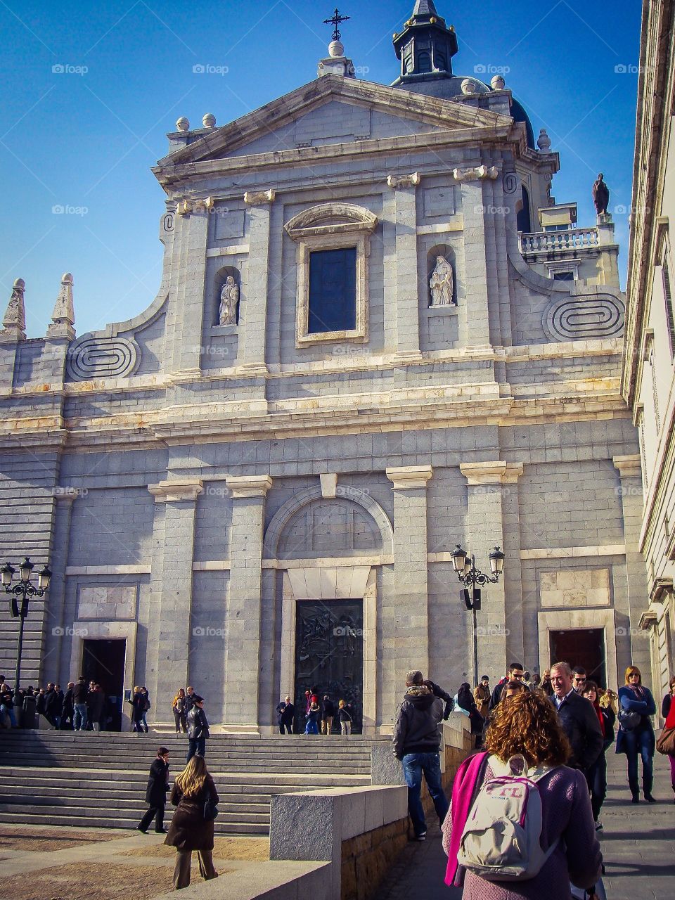 Catedral de la Almudena, Fachada de Bailén (Madrid - Spain)