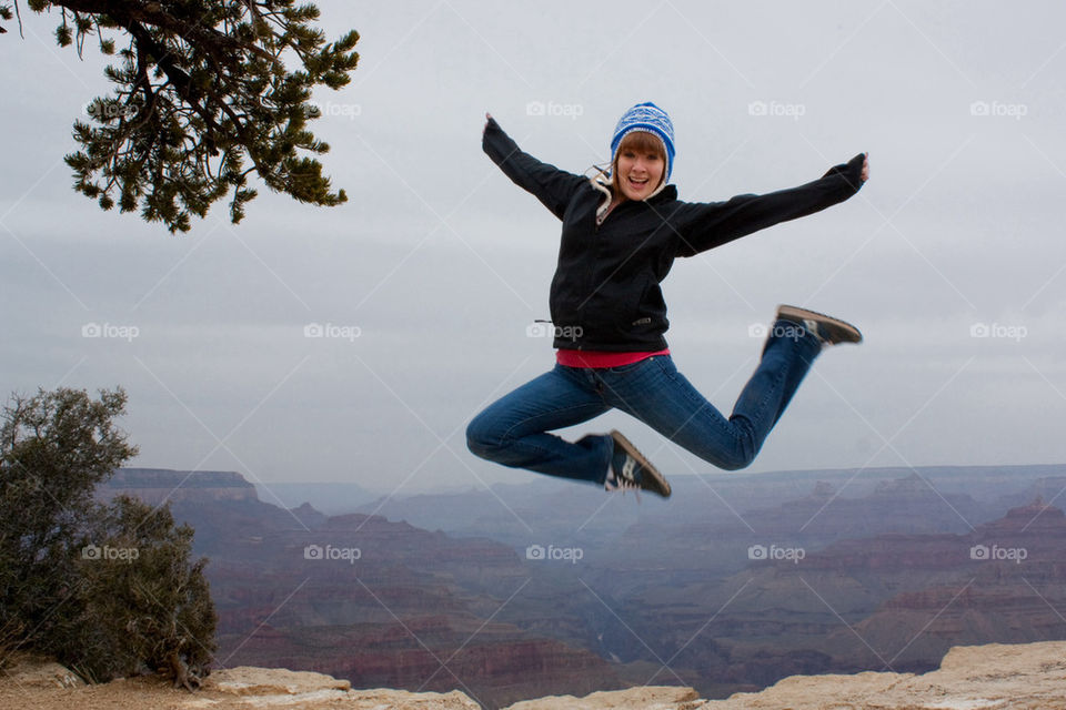 Jumping over the Grand Canyon 